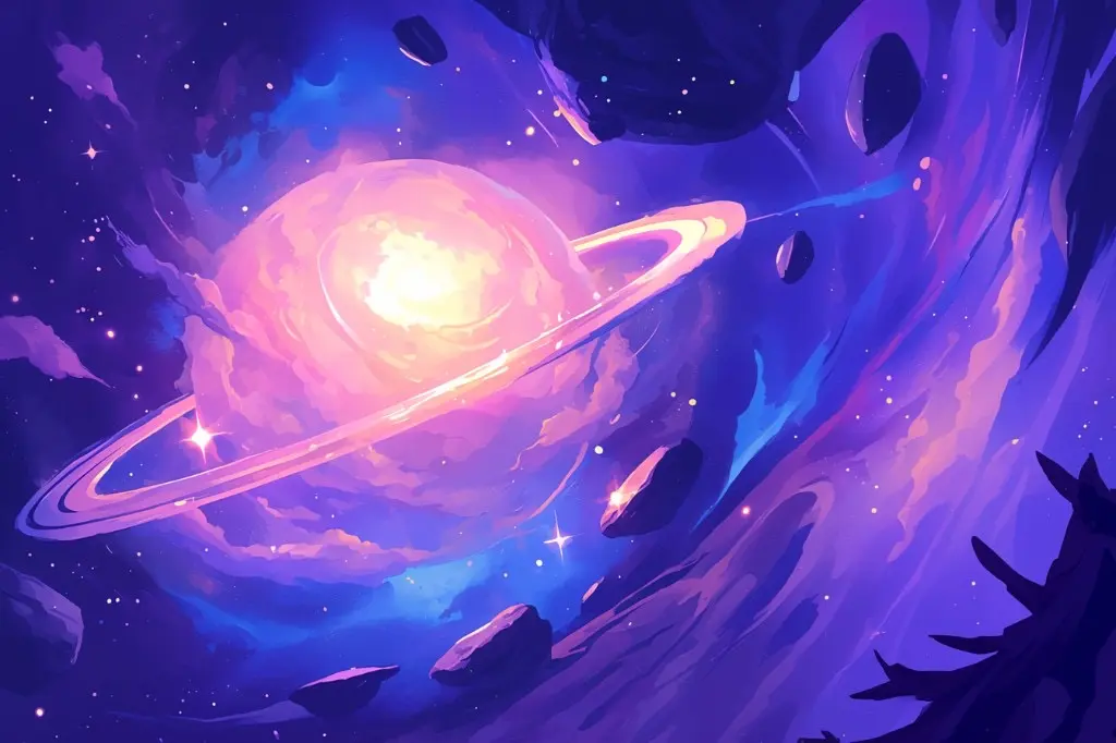 Cosmic space background — GorillaDesk AI agents hero