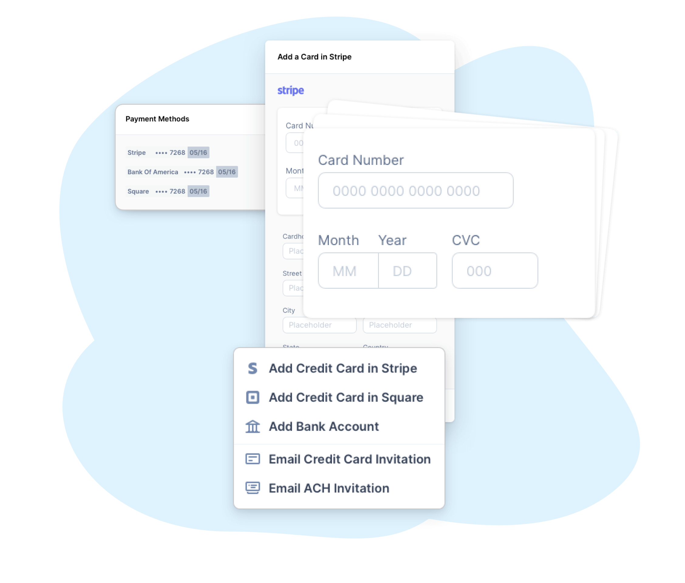 Client Manager CRM for storing customer
