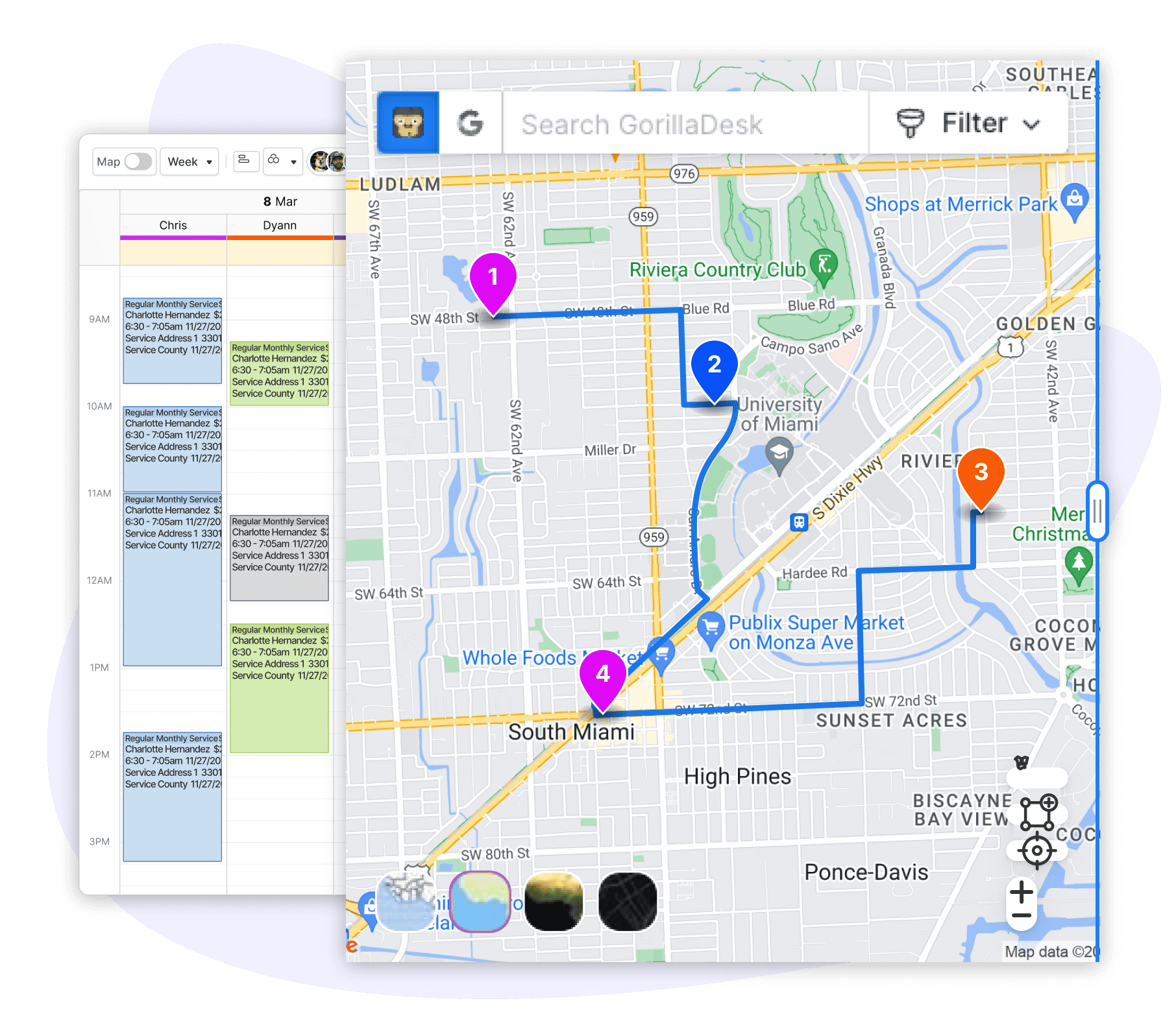 SCHEDULING & DISPATCHING — GorillaDesk