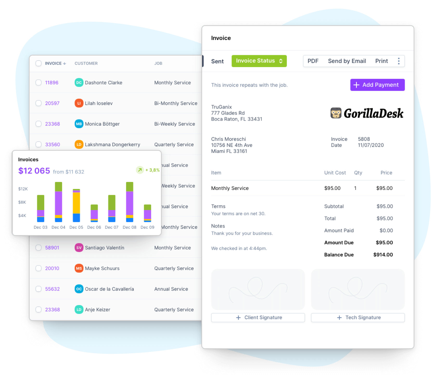 Invoicing & Payments — GorillaDesk