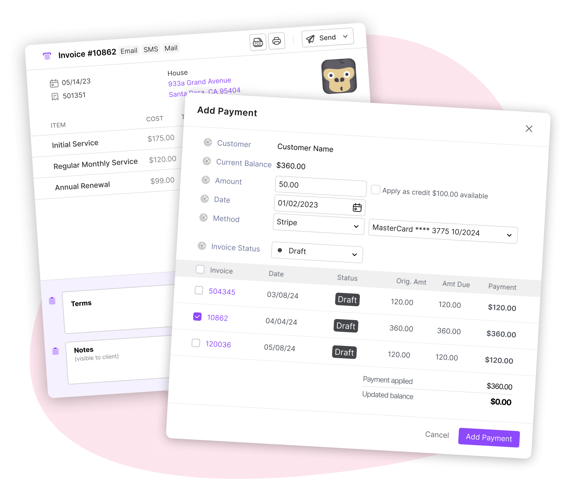 Termite Inspection Invoicing Software