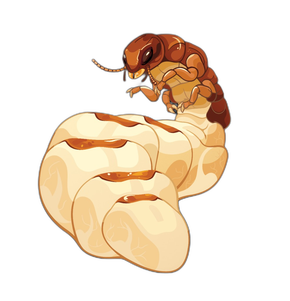 GorillaDesk mascot as a termite queen for termite control businesses