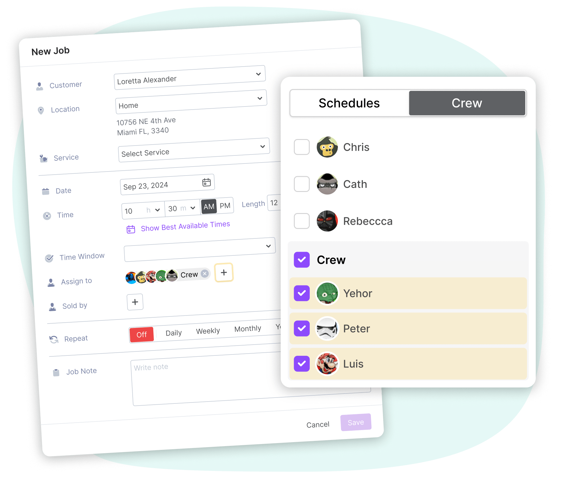 Tree Service Crew Management Software