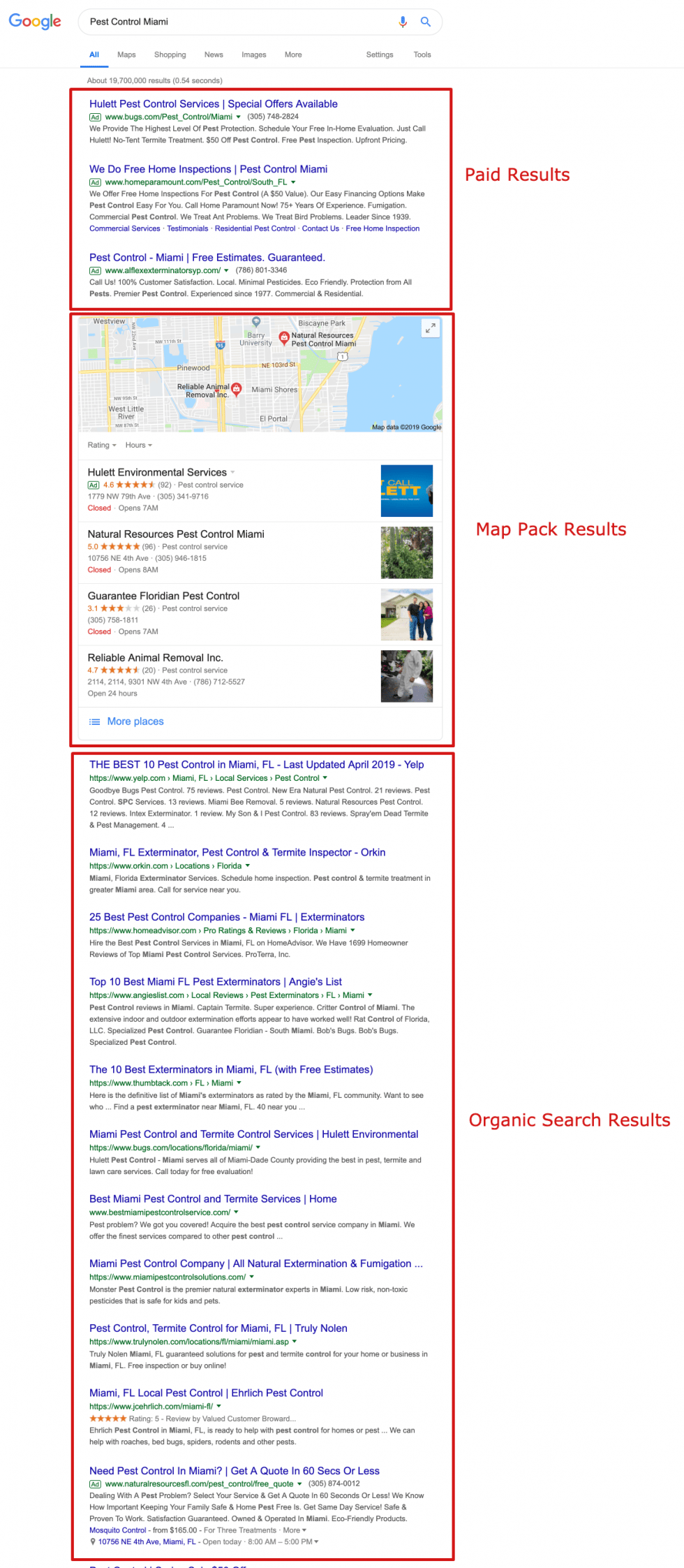 Chapter 5 Google Map Pack Ranking - Full Page Result 980x2245 