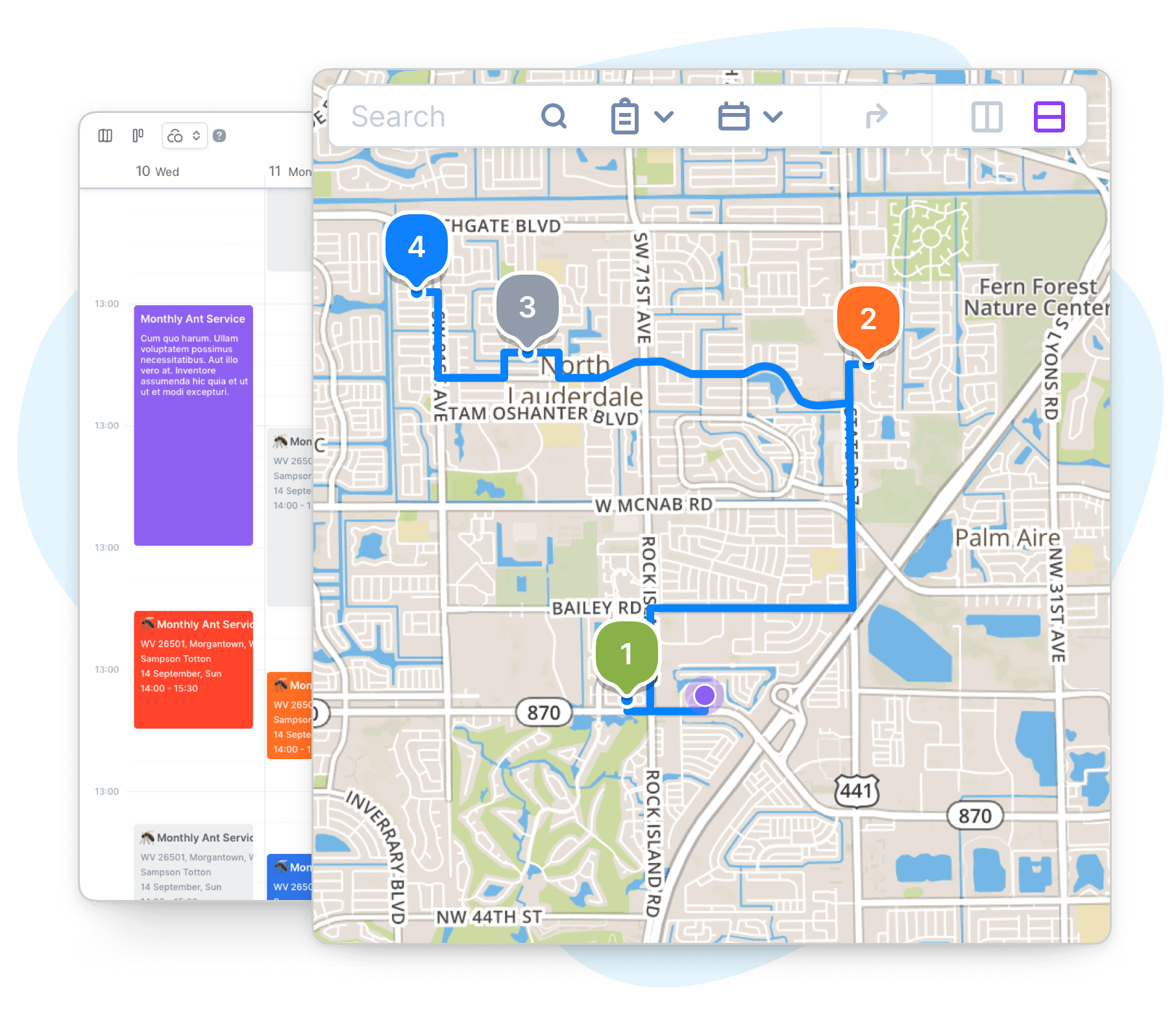 billing invoicing and route scheduling software