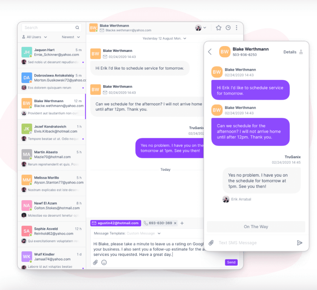 GorillaDesk’s customer communication hub
