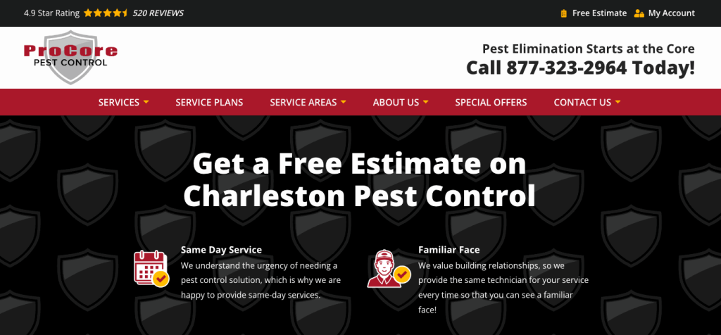 Pest Control Website Template