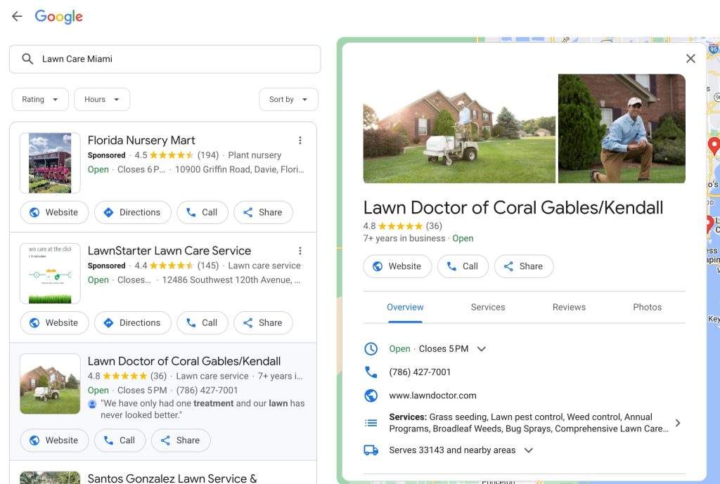 Google Business Profile for Lawn Care Marketing