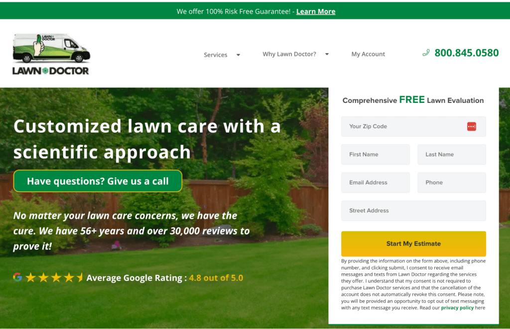 Lawn Doctor Lawn Care site