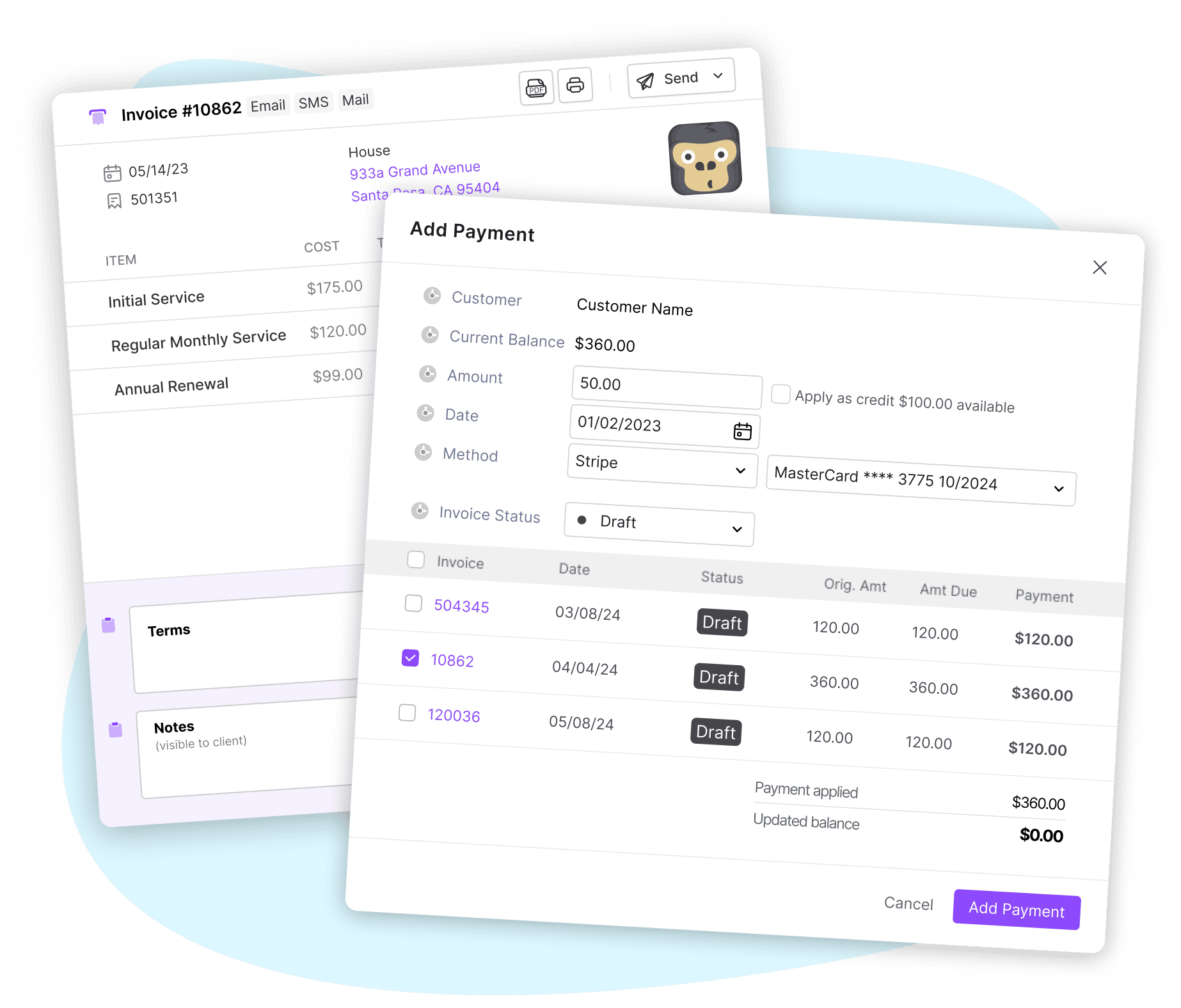 Landscaping Invoicing and Payment Software