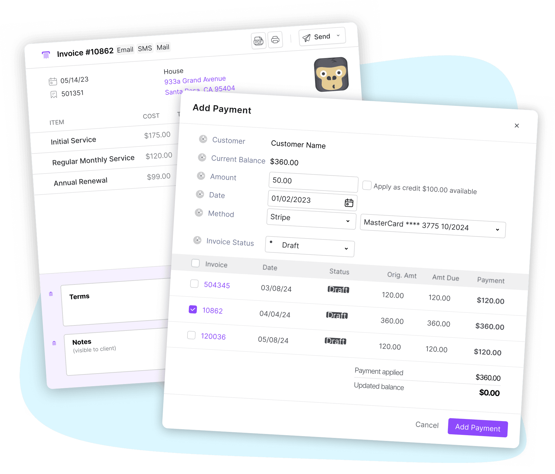 Pressure Washing Invoicing Software