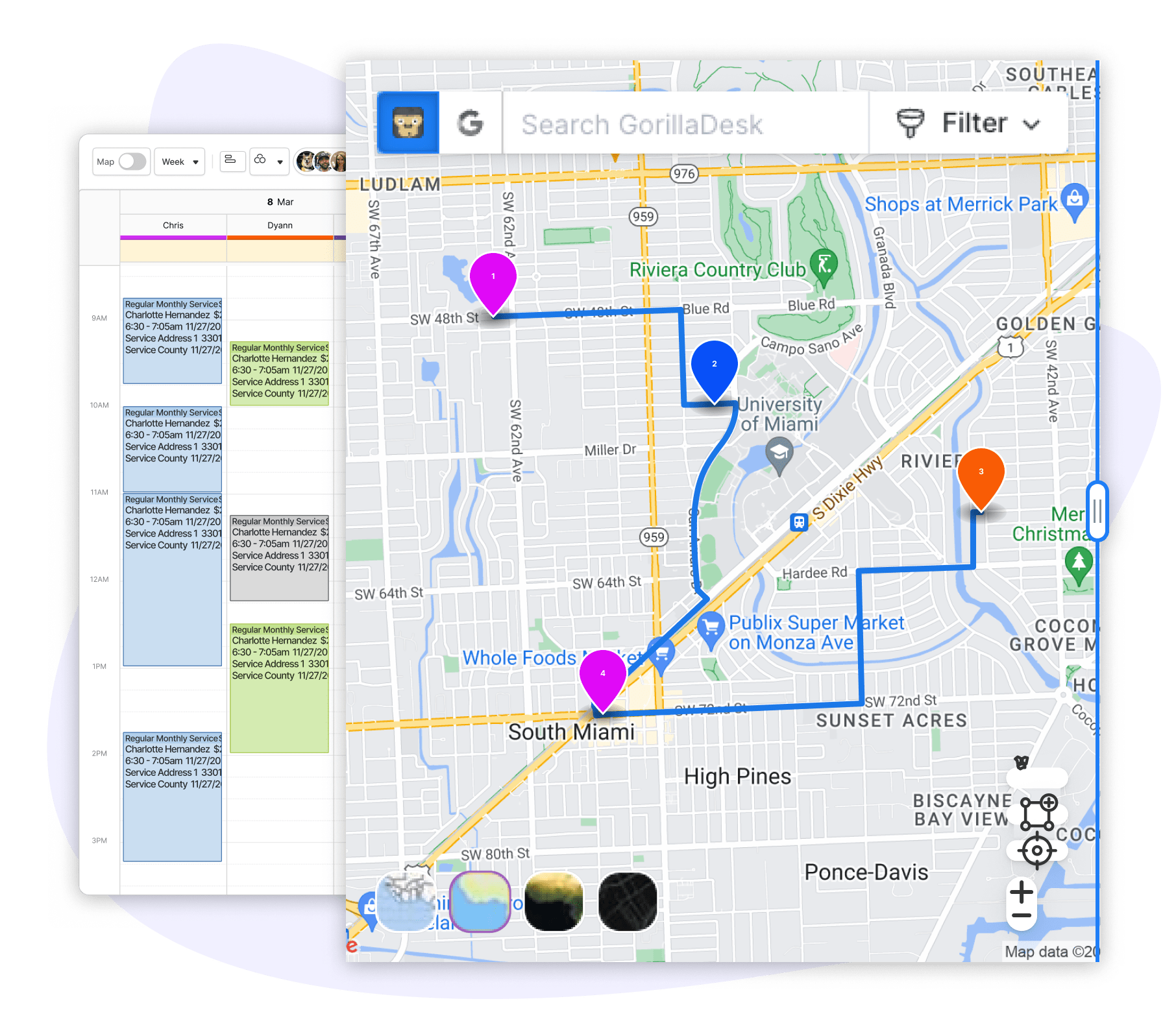 Tree Service Scheduling and Dispatching Software