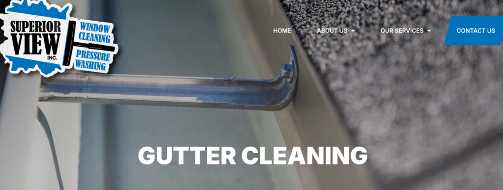 Superior View Cleaning website