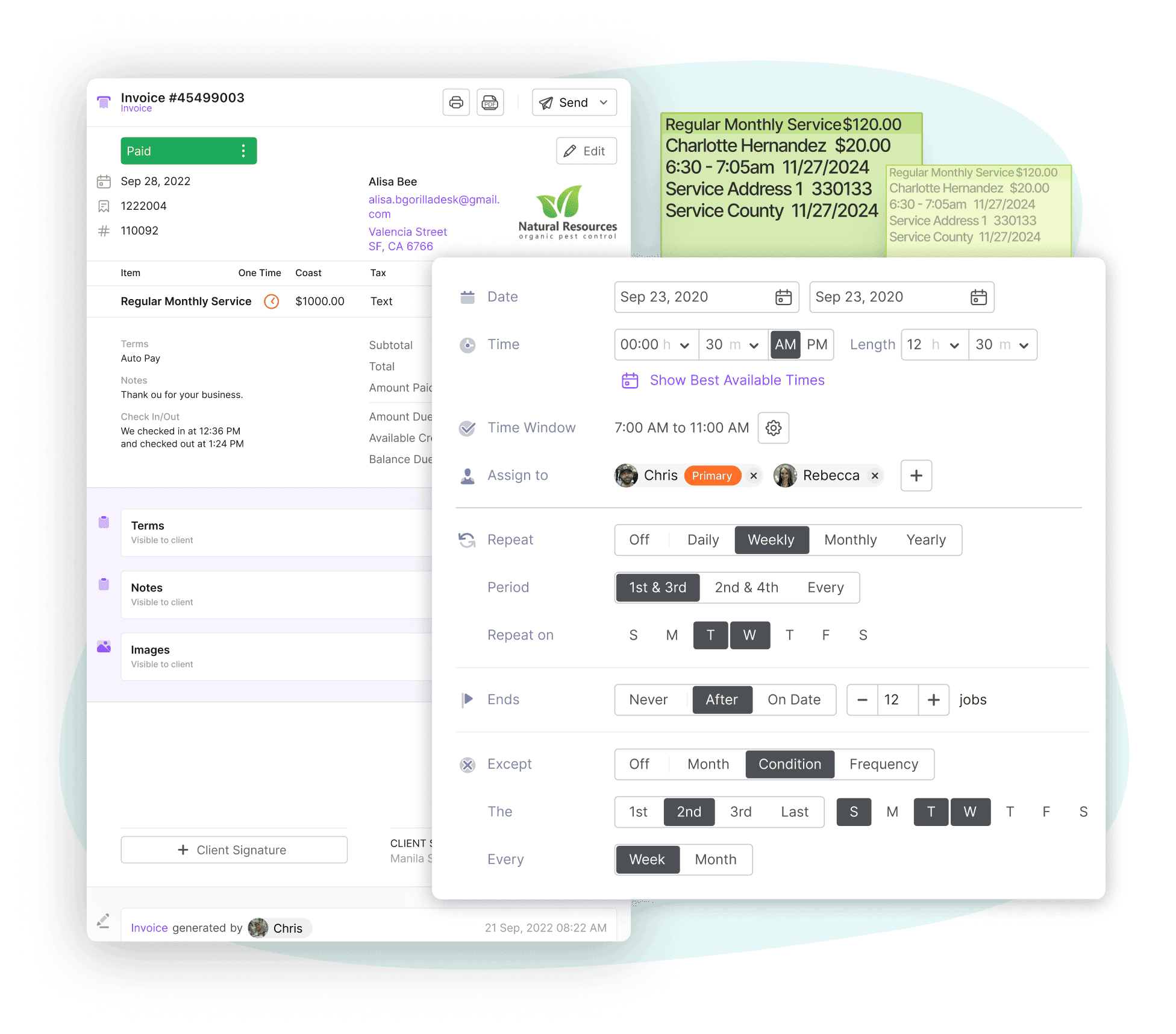 Invoicing